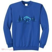 Retro Jay Peak Vermont Skiing Skier Blue Mountains Gift Sweatshirt thumb 0