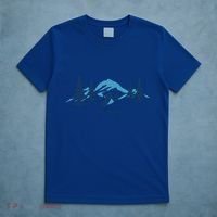 Retro Jay Peak Vermont Skiing Skier Blue Mountains Gift T-Shirt thumb 5