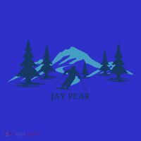 Retro Jay Peak Vermont Skiing Skier Blue Mountains Gift Women's Tank Top thumb 5
