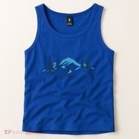 Retro Jay Peak Vermont Skiing Skier Blue Mountains Gift Tank Top thumb 2