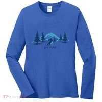Retro Jay Peak Vermont Skiing Skier Blue Mountains Gift Women's Long Sleeve Shirt thumb 0