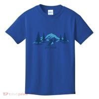 Retro Jay Peak Vermont Skiing Skier Blue Mountains Gift Kids T-Shirt thumb 0