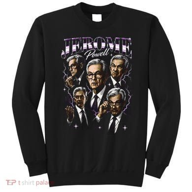 Retro Jerome Powell 90s Fan The Fed Merch Sweatshirt