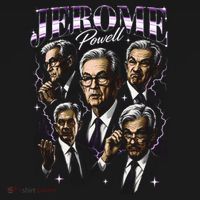 Retro Jerome Powell 90s Fan The Fed Merch Sweatshirt thumb 3