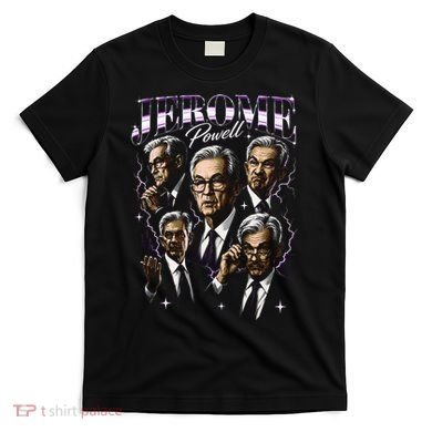 Retro Jerome Powell 90s Fan The Fed Merch T-Shirt