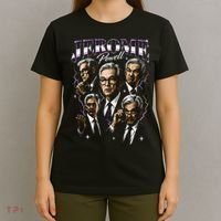 Retro Jerome Powell 90s Fan The Fed Merch T-Shirt thumb 4