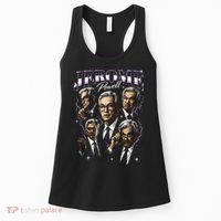 Retro Jerome Powell 90s Fan The Fed Merch Women's Tank Top thumb 0