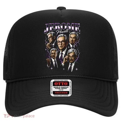 Retro Jerome Powell 90s Fan The Fed Merch Hat