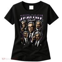 Retro Jerome Powell 90s Fan The Fed Merch Women's T-Shirt thumb 0
