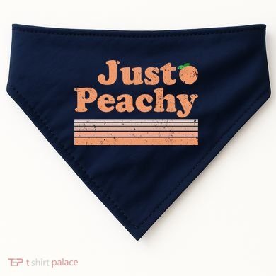 Retro Just Peachy Summer Fun Beach Life USA-Made Doggie Bandana