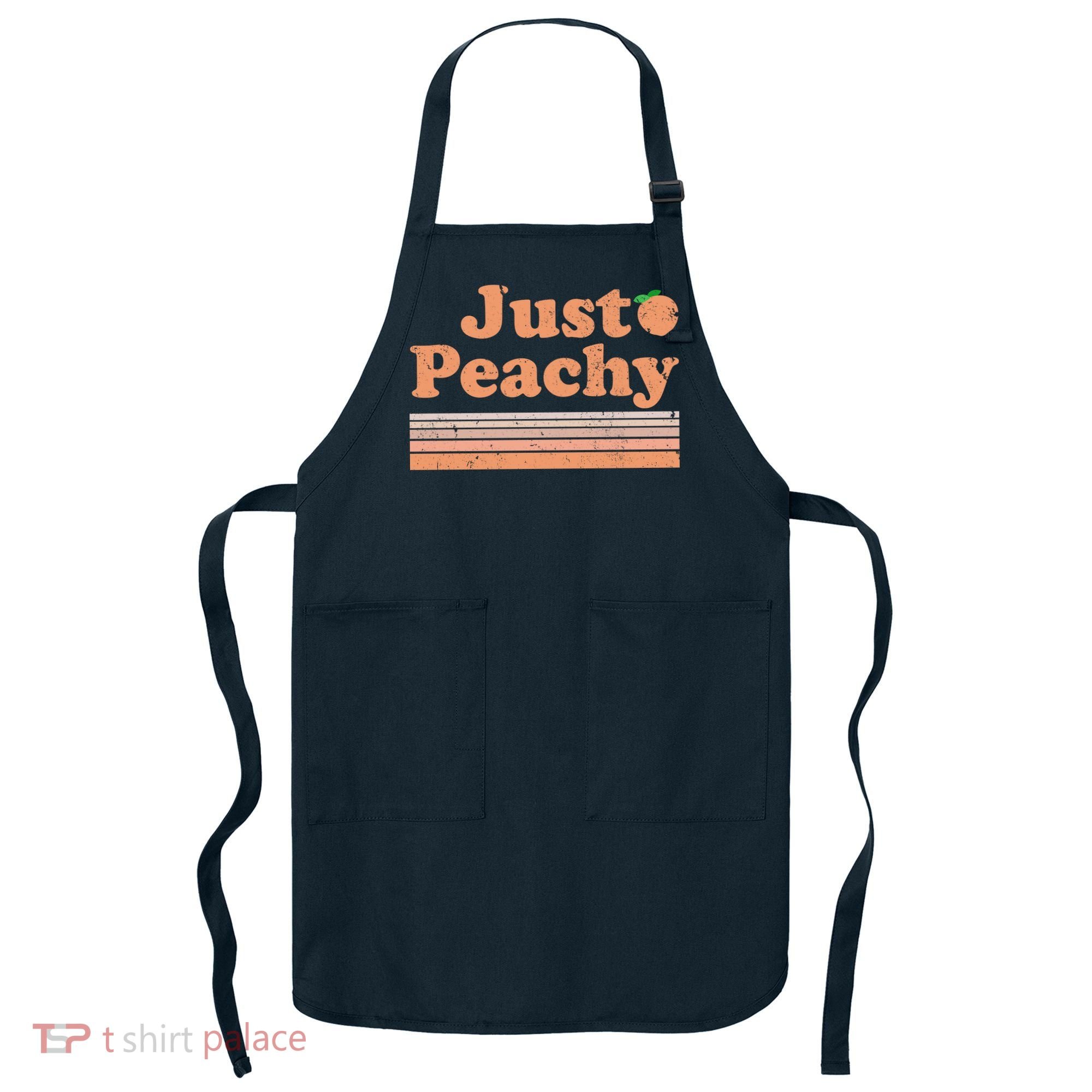 Retro Just Peachy Summer Fun Beach Life Apron