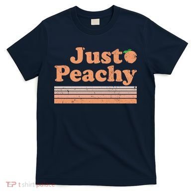 Retro Just Peachy Summer Fun Beach Life T-Shirt