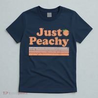 Retro Just Peachy Summer Fun Beach Life T-Shirt thumb 5