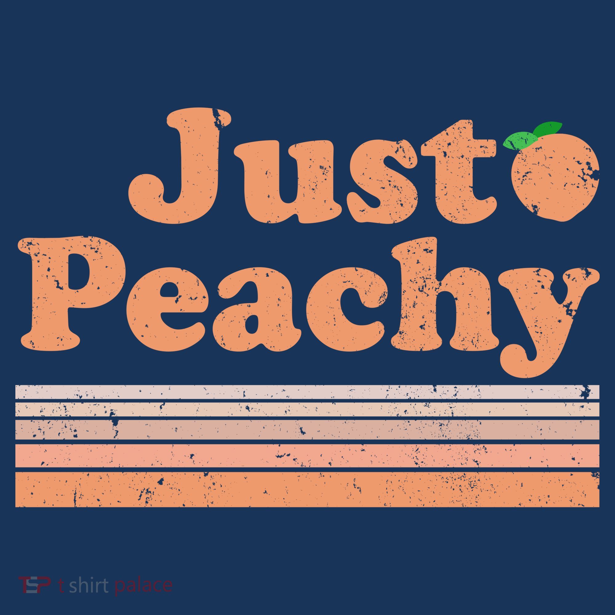Retro Just Peachy Summer Fun Beach Life Women's Hoodie