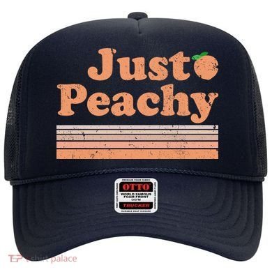 Retro Just Peachy Summer Fun Beach Life Hat