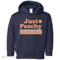 Retro Just Peachy Summer Fun Beach Life Toddler Hoodie thumb 0