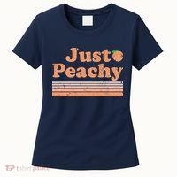 Retro Just Peachy Summer Fun Beach Life Women's T-Shirt thumb 0