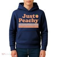 Retro Just Peachy Summer Fun Beach Life Kids Hoodie thumb 4