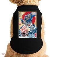 Retro Japanese Robot Soundwave Art Doggie Tank thumb 0