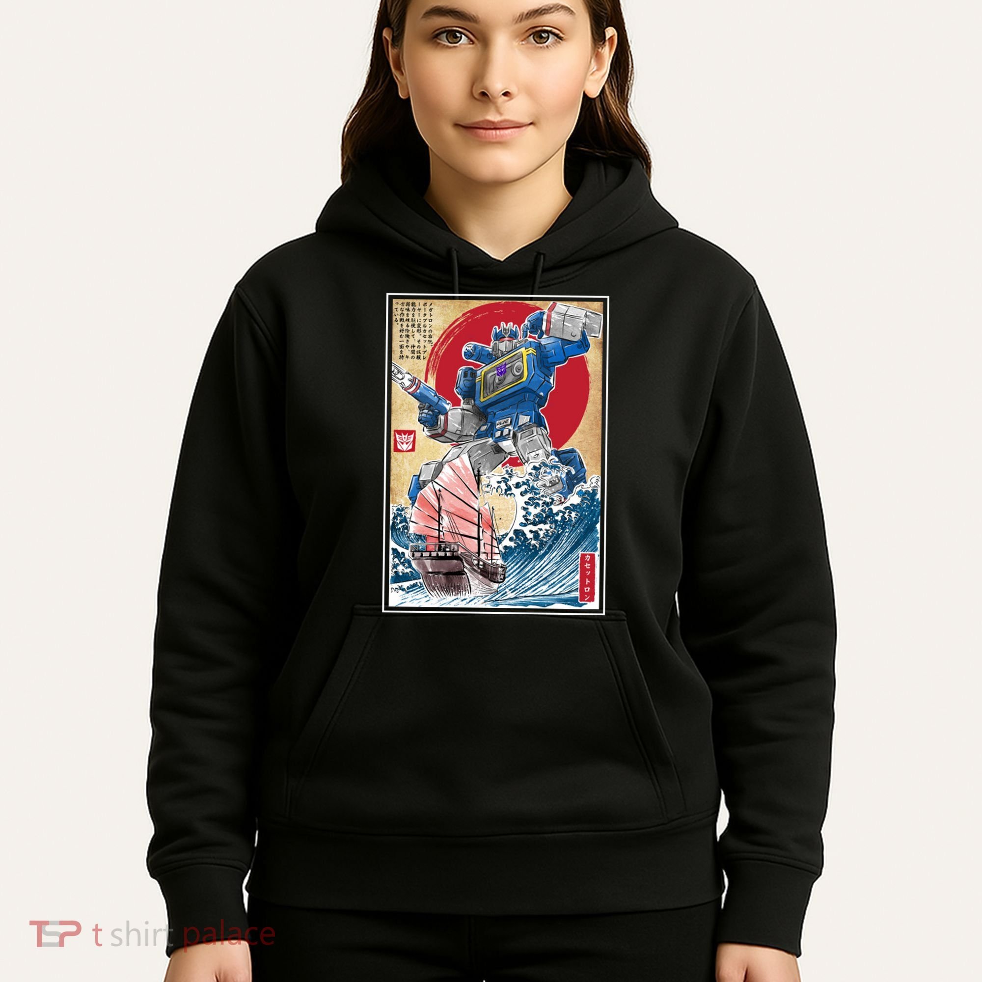 Retro Japanese Robot Soundwave Art Hoodie