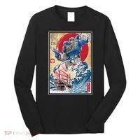 Retro Japanese Robot Soundwave Art Long Sleeve Shirt thumb 0