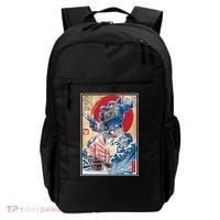 Retro Japanese Robot Soundwave Art Backpack thumb 0