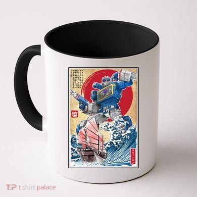 Retro Japanese Robot Soundwave Art Coffee Mug