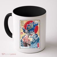 Retro Japanese Robot Soundwave Art Coffee Mug thumb 0
