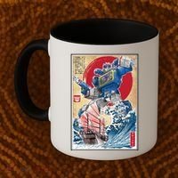 Retro Japanese Robot Soundwave Art Coffee Mug thumb 2