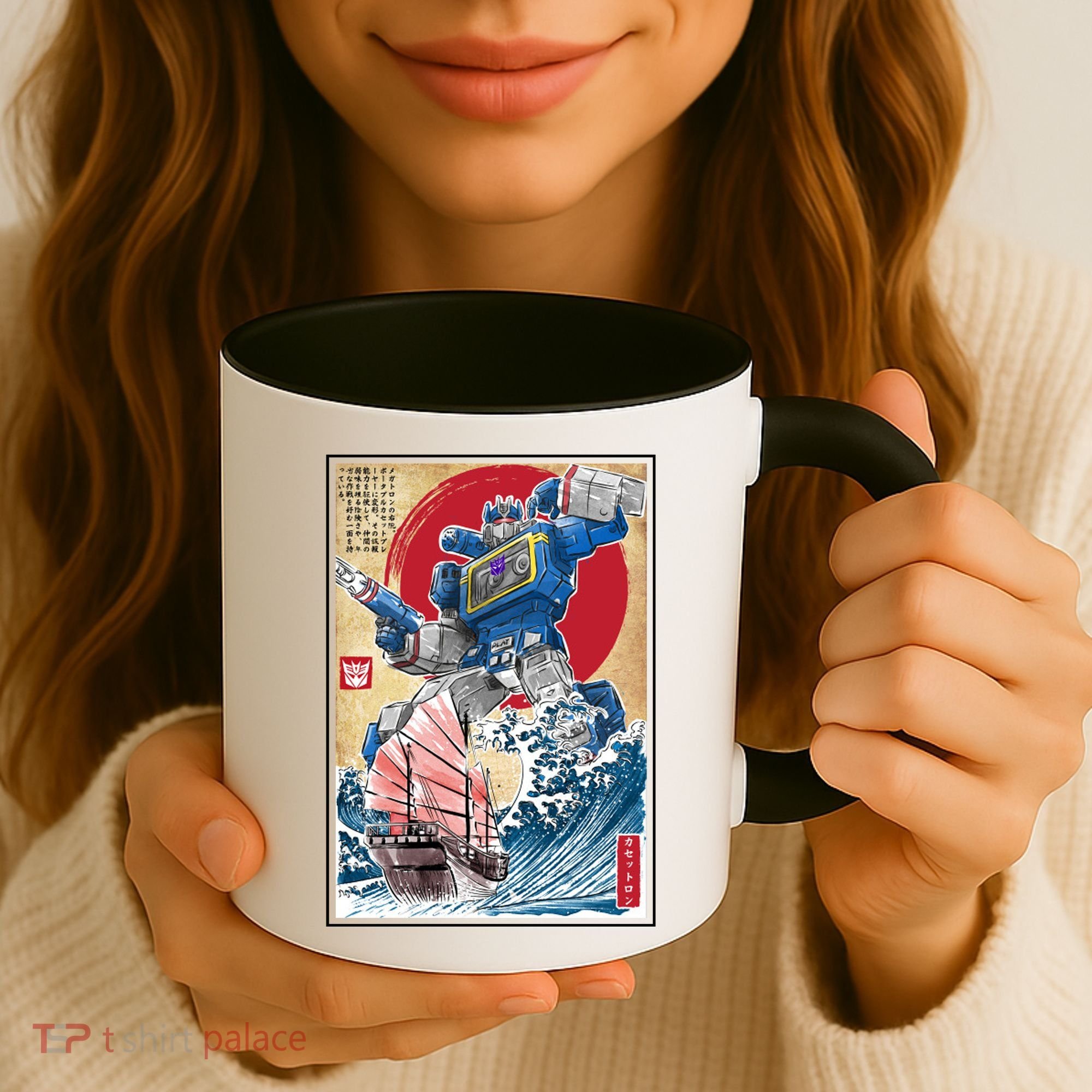Retro Japanese Robot Soundwave Art Coffee Mug