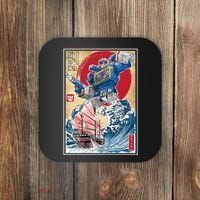 Retro Japanese Robot Soundwave Art Coaster thumb 0