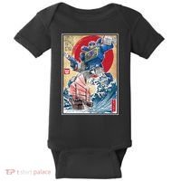 Retro Japanese Robot Soundwave Art Baby Bodysuit thumb 0