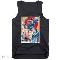 Retro Japanese Robot Soundwave Art Tank Top thumb 0