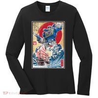 Retro Japanese Robot Soundwave Art Women's Long Sleeve Shirt thumb 0