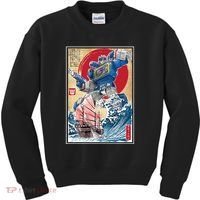 Retro Japanese Robot Soundwave Art Kids Sweatshirt thumb 0