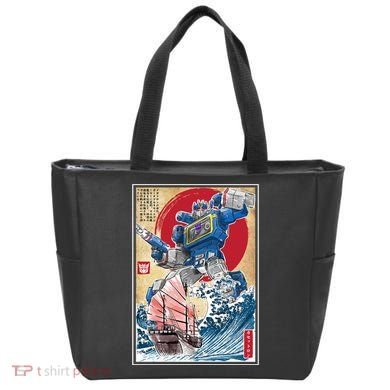 Retro Japanese Robot Soundwave Art Tote Bag