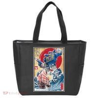 Retro Japanese Robot Soundwave Art Tote Bag thumb 0