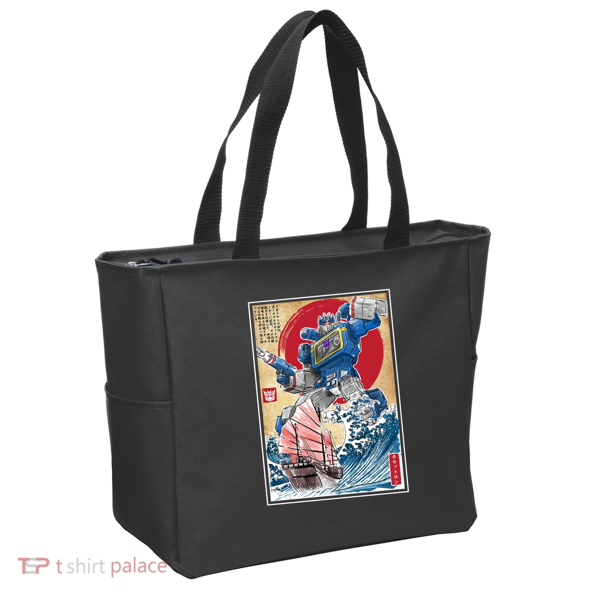 Retro Japanese Robot Soundwave Art Tote Bag