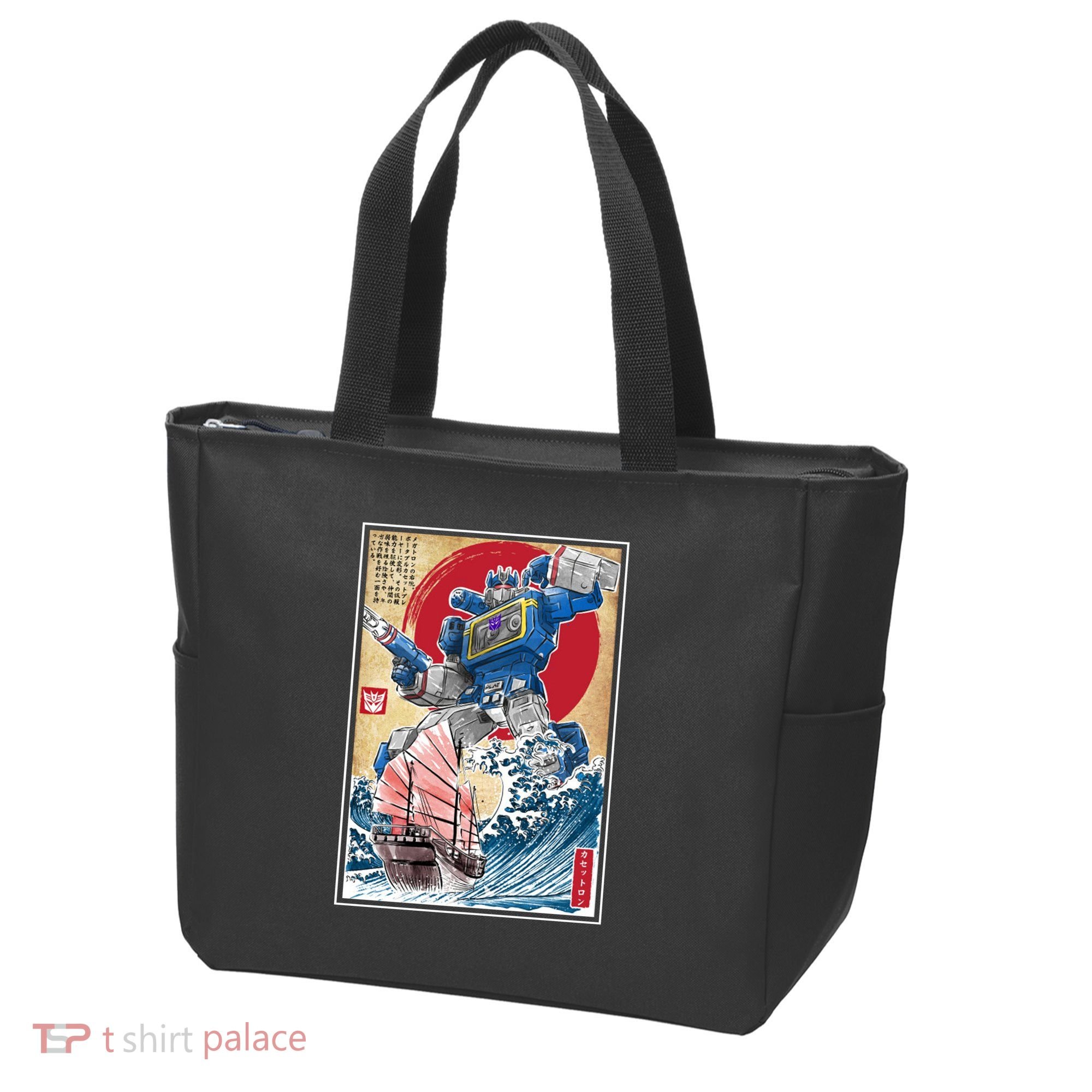 Retro Japanese Robot Soundwave Art Tote Bag