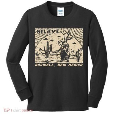 Roswell Jackalope Kids Long Sleeve Shirt