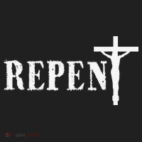 Repent Jesus Saves Religious Gift Women's Sweatshirt thumb 2