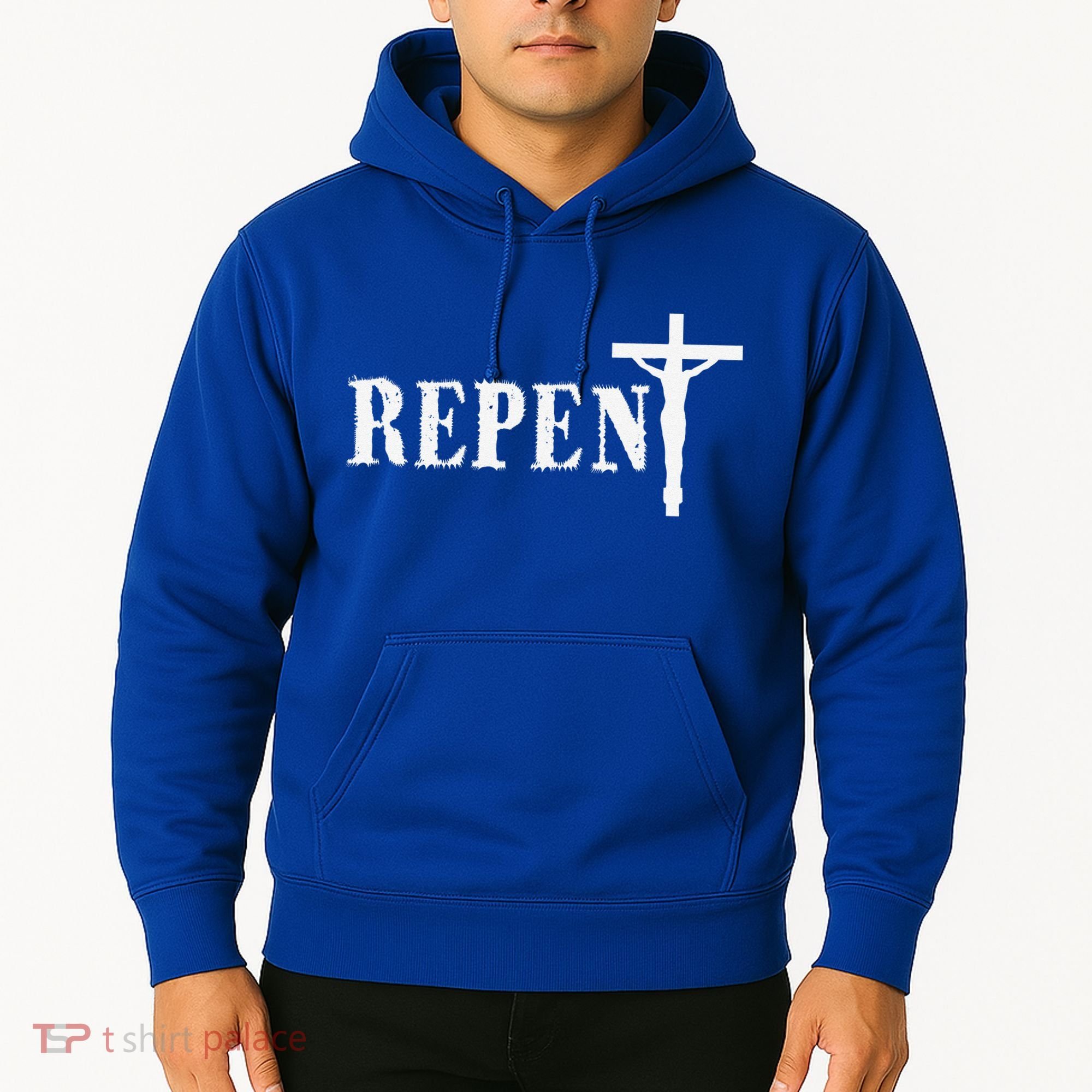 Repent Jesus Saves Religious Gift Hoodie
