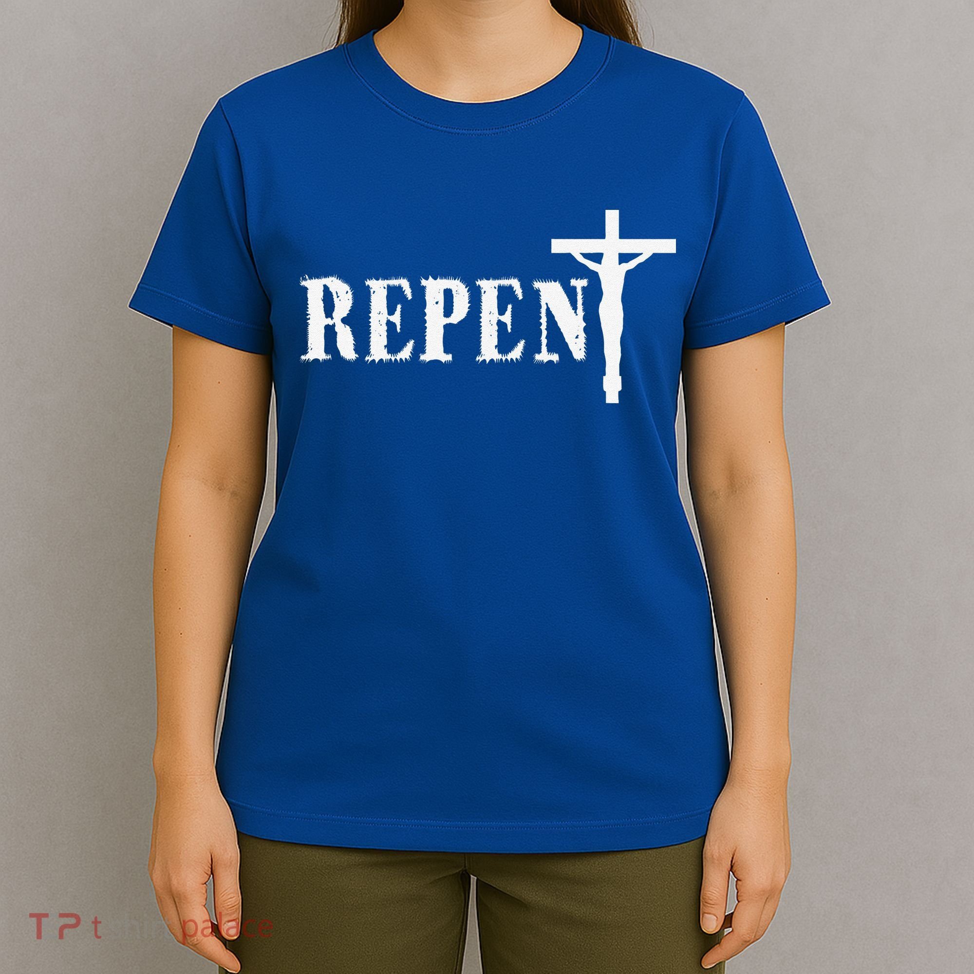 Repent Jesus Saves Religious Gift T-Shirt