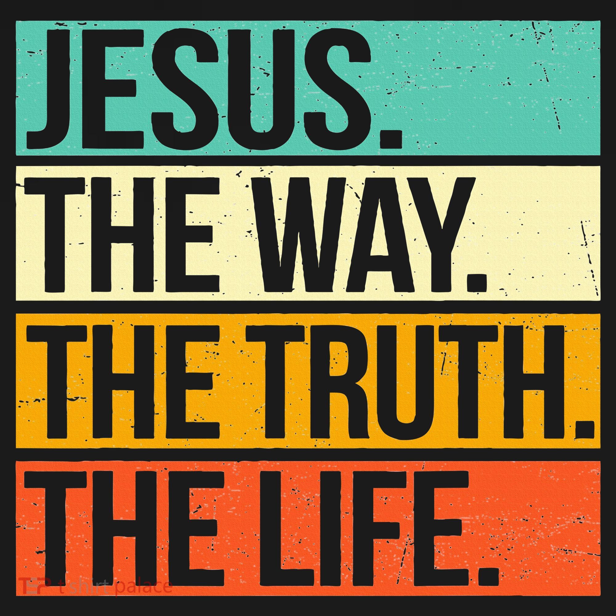 Retro Jesus The Way Truth Life Christian Bible Prayer Sweatshirt