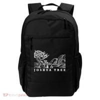 Retro Joshua Tree Funny Gift Desert Palm Nature Cactus Springs Gift Backpack thumb 0