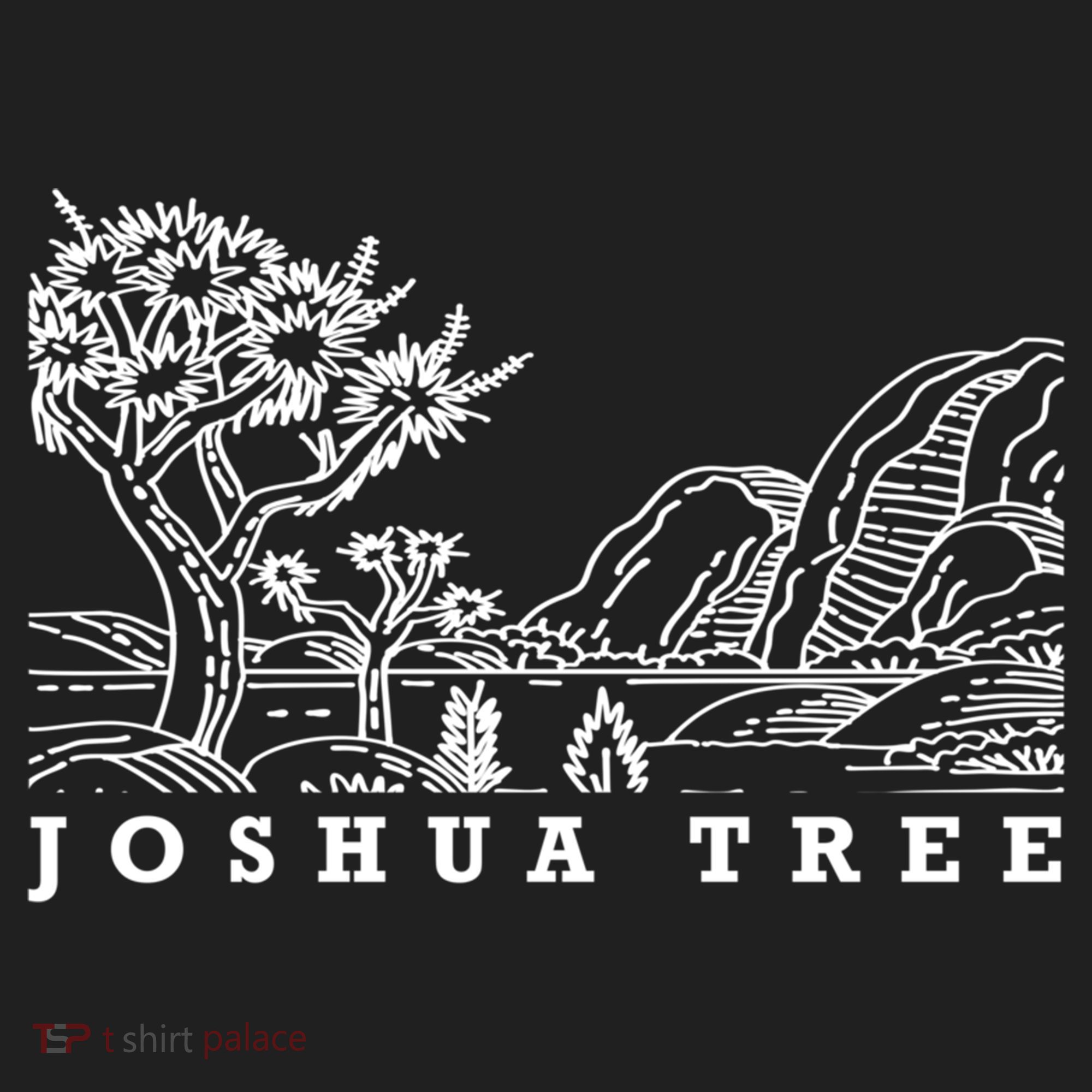 Retro Joshua Tree Funny Gift Desert Palm Nature Cactus Springs Gift Golf Towel