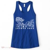Retro Joshua Tree Funny Gift Desert Palm Nature Cactus Springs Gift Women's Tank Top thumb 0