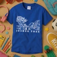Retro Joshua Tree Funny Gift Desert Palm Nature Cactus Springs Gift Kids T-Shirt thumb 3