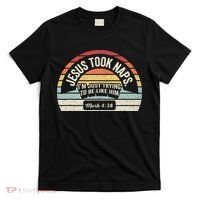 Retro Jesus Took Naps Mark 438 Christian Funny Faith T-Shirt thumb 0