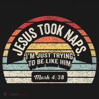 Retro Jesus Took Naps Mark 438 Christian Funny Faith Hoodie thumb 2